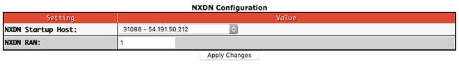 Digital mode configuration settings - NXDN Digital mode configuration settings - NXDN